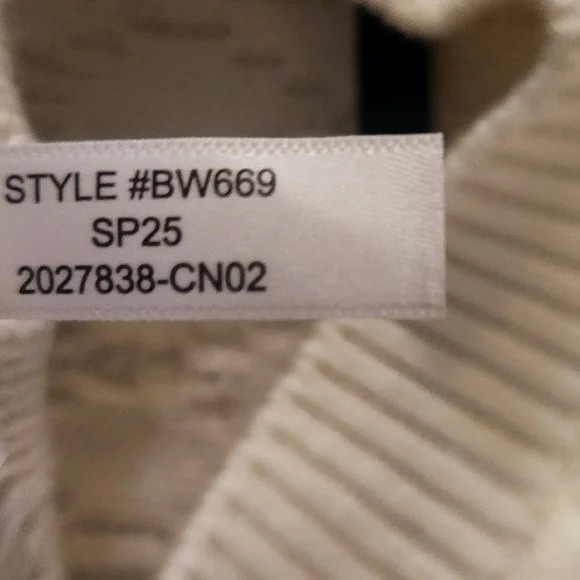 J.‎ Crew Cream Cable Knit Poncho Sweater - Picture 5 of 6